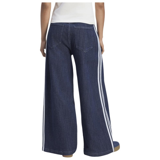 Adidas Γυναικείο παντελόνι Denim Wide Leg Pleats Pants